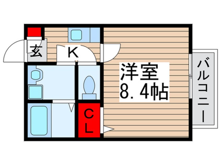 間取図 クレフラスト北小金Ａ棟