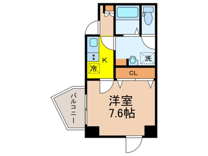 間取図 GENOVIA椎名町（２０３）