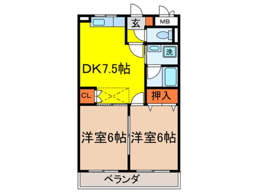 間取図 レオドール府中