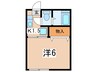 第二グリ－ンハイツ 1Kの間取り