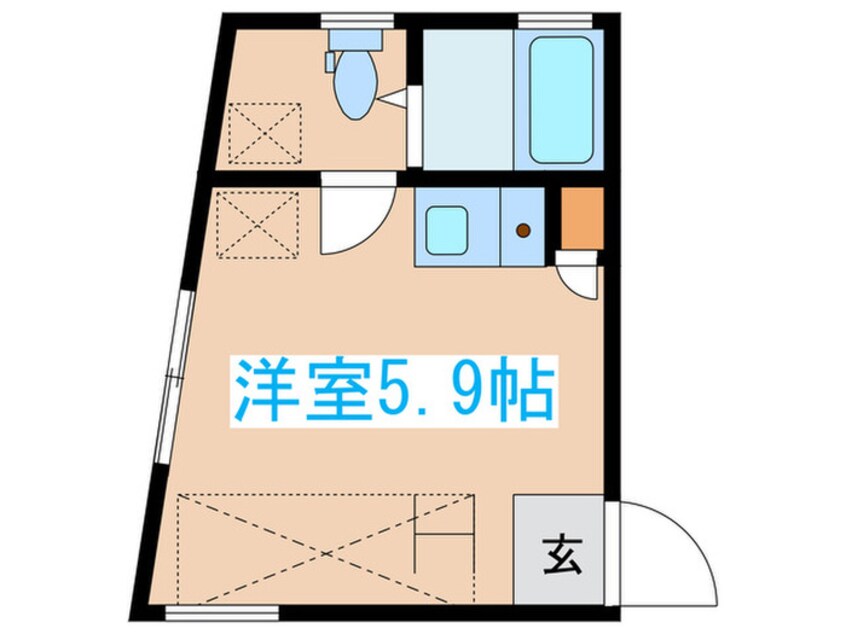 間取図 テラス上北沢