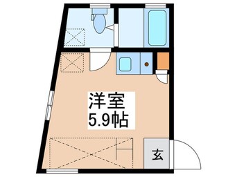 間取図 テラス上北沢