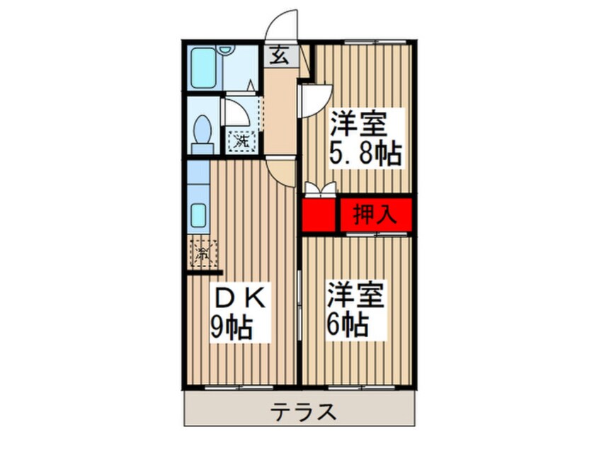 間取図 グランハイム清水