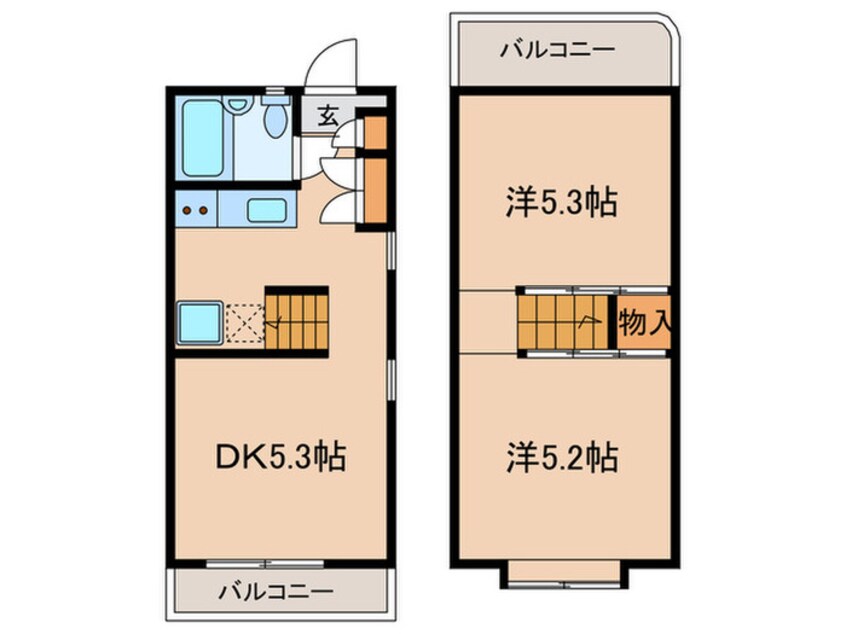 間取図 田園ハウス