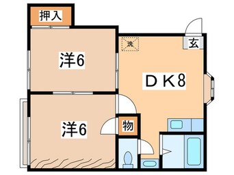 間取図 ハイツウエスト