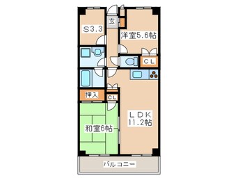 間取図 グリ－ンサイドホ－ムズ