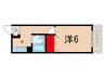 ダイイチビル 1Kの間取り