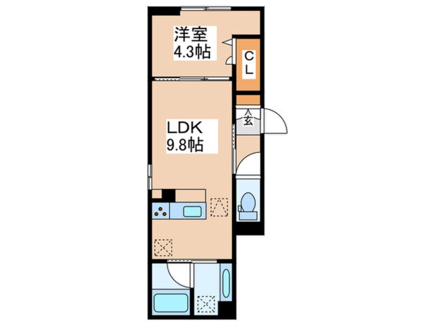 間取図 D-Style中町