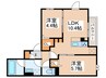 D-Style中町 2LDKの間取り