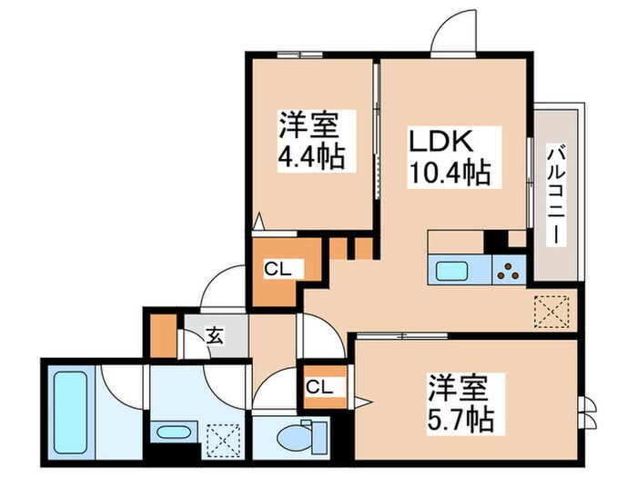 間取り図 D-Style中町