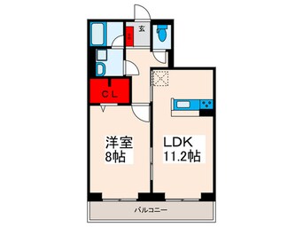 間取図 クレイン西日暮里