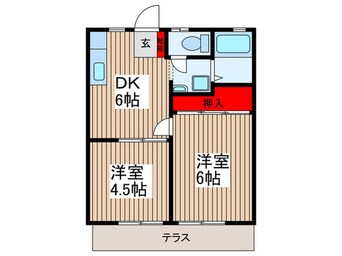 間取図 叶ハイツ