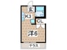 ハイツＹ．Ｍ．Ｋ 1Kの間取り