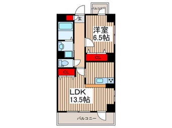 間取図 ＳＵＮ　ＣＲＥＳＴ