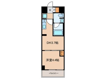 間取図 ﾊｰﾓﾆｰﾚｼﾞﾃﾞﾝｽ神楽坂ﾋﾙｽﾞsecond