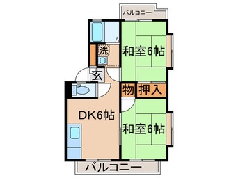 間取図 ターナハイムB棟