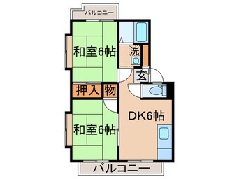 間取図 ターナハイムB棟
