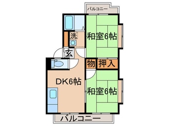 間取図 ターナハイムB棟