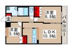 グラン・ウッドA 2LDKの間取り