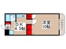 Ｍ  Ｐａｒｔ  １ 1DKの間取り