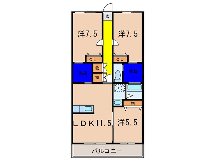 間取り図 ルミエール高橋