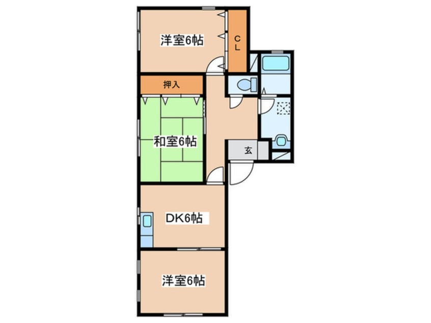 間取図 元町レジデンスⅡ番館