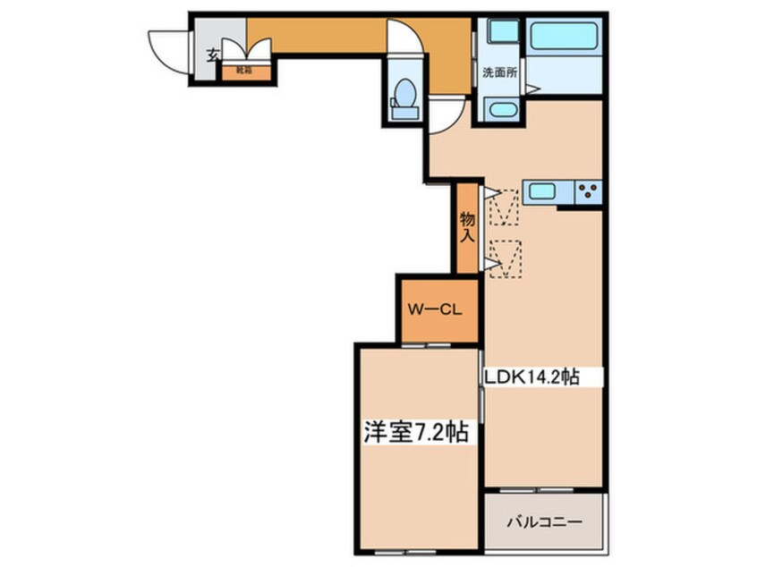 間取図 仮)クイーンズ６