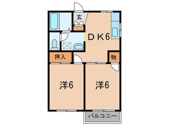 間取図 プラムコーポラス