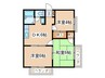 メゾン小町 3DKの間取り