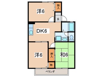 間取図 メゾンアヴェニ－ル