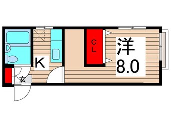 間取図 Ｂｉｇ　Ｂ棟