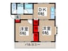 ファミール 2DKの間取り
