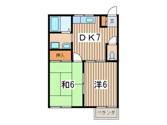 間取図 ホ－リ－ホックＹ