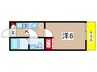 モダンアパートメント日吉view 1Kの間取り