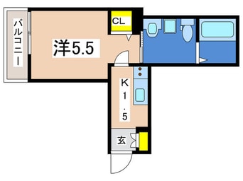 間取図 Ｐｏｒｔｏ　Ｂｌｕ