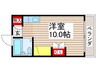 コ－ポベルＡ 1Rの間取り