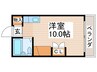 コ－ポベルＡ 1Rの間取り