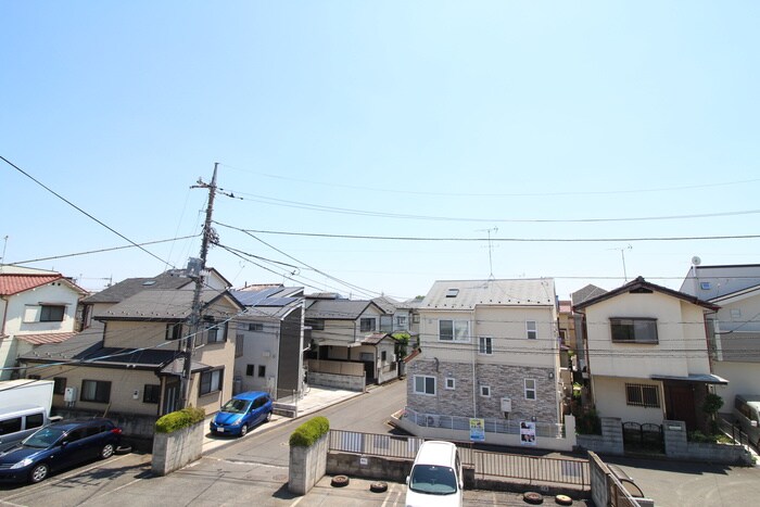 室内からの展望 コ－ポベルＡ