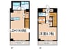 CerisierMitsu 1LDKの間取り