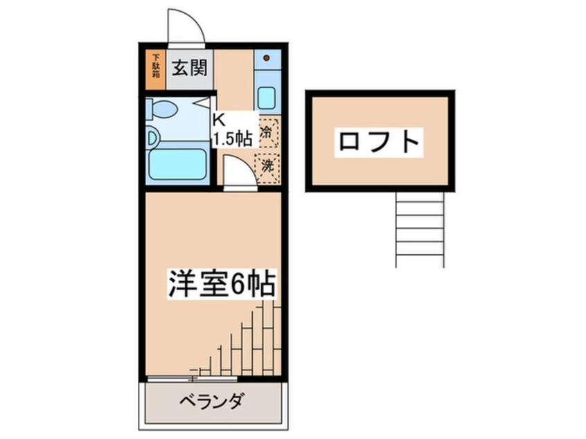 間取図 リカーズ高根