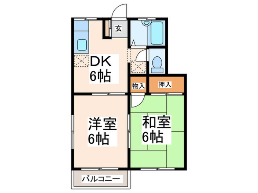 間取図 リバーハイツ