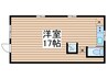 ＫＳビル 1Rの間取り