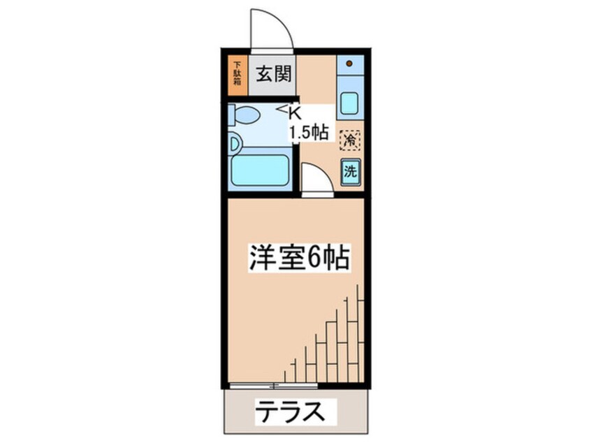 間取図 リカーズ高根