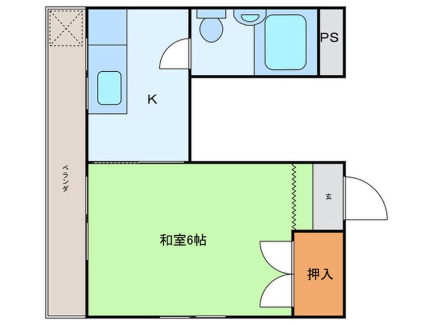 間取図 シャンブルドット元住吉
