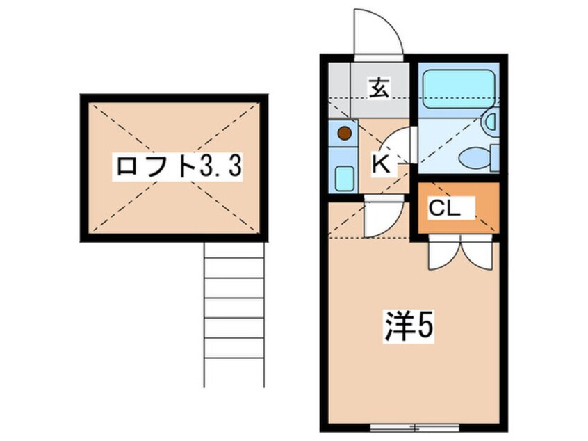 間取図 リモ－ド本厚木Ａ