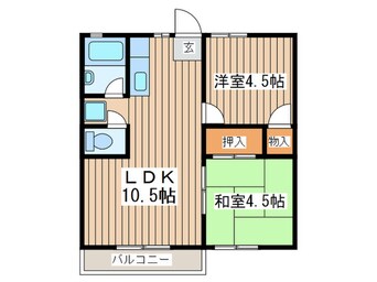 間取図 コ－ポ平和