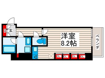 間取図 DIPS西日暮里(501)