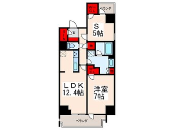 間取図 レジディア町屋