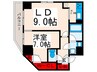 レジディア町屋 1LDKの間取り