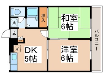 間取図 クレセント四つ木